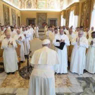 2022 - Privataudienz bei Papst Franziskus