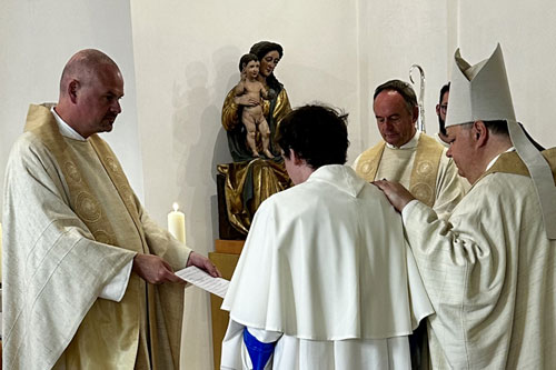 Profess auf Zeit in Roggenburg - Frater Kilian