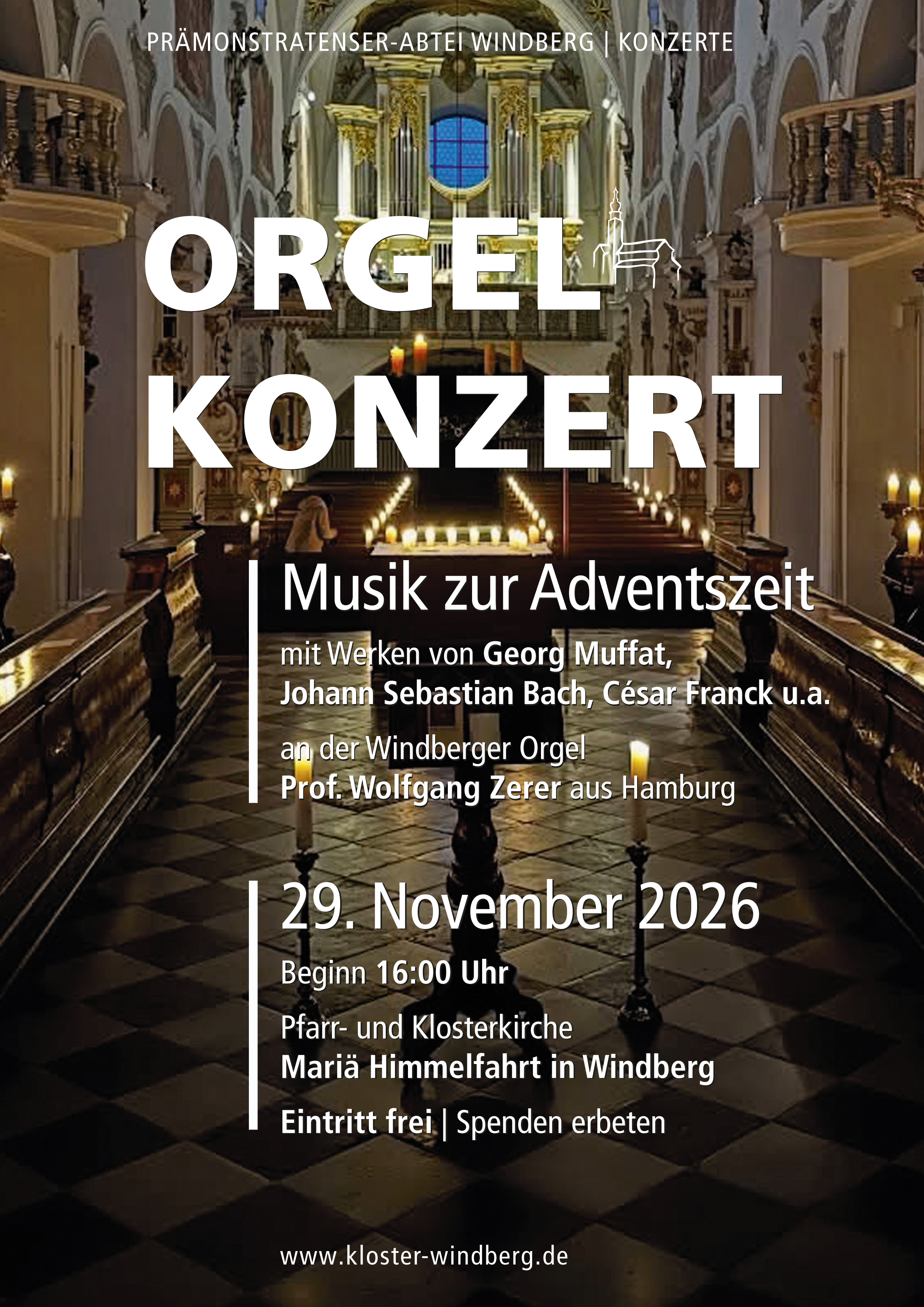 Orgelkonzert | Prof. Wolfgang Zerer
