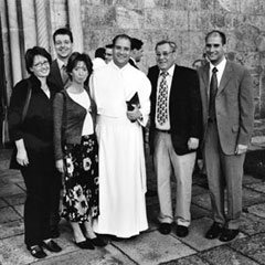 Einkleidung - Fr. Rupert mit seiner Familie